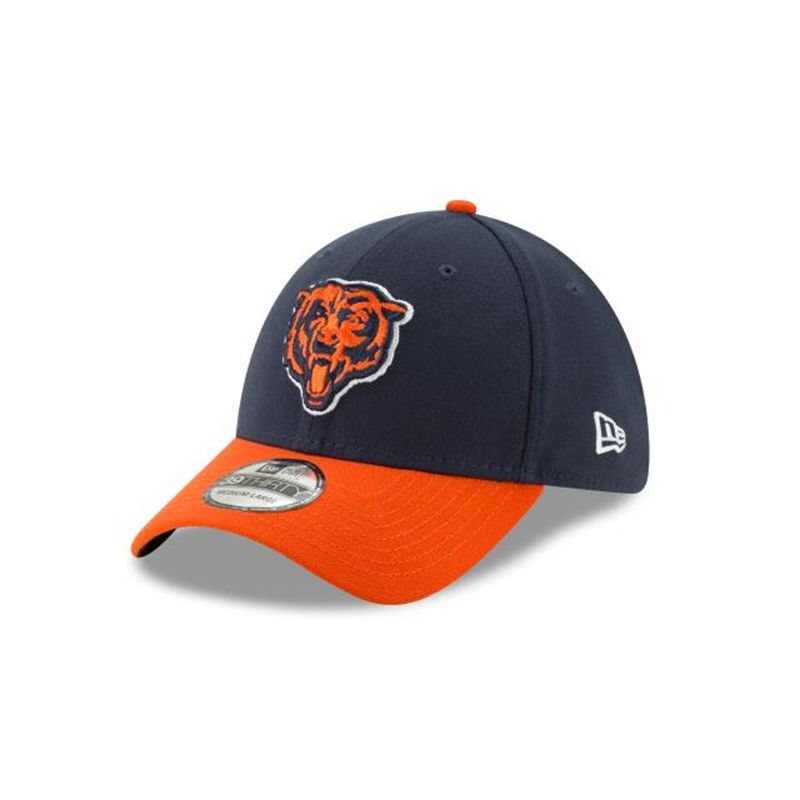 NFL Chicago Bears Team Classic 39Thirty Stretch Fit (MRU0458) - Blue New Era Caps